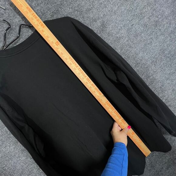 Carhartt Henley T Shirt Mens Sz Large Black Logo Pocket Casual Outdoor Workwear - Picture 7 of 9